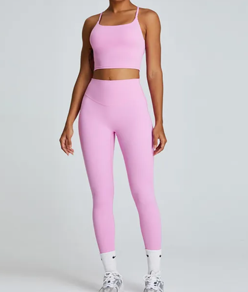 Sculpt Tank Top - MIST PINK